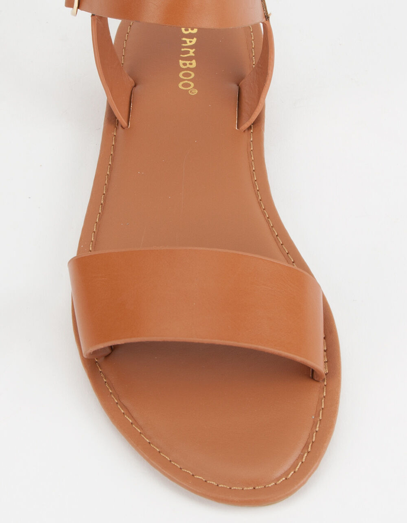 BAMBOO Ankle Strap Womens Sandals image number 4