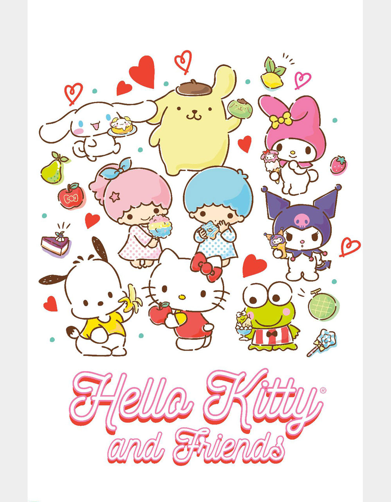SANRIO Hello Kitty & Friends Kawaii Favorite Flavors Wall Poster image number 0