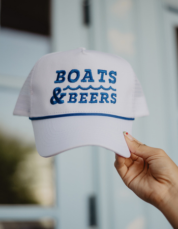 KATYDID Boats & Beers Trucker Cap with Rope Alternative Image