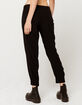 HURLEY Beach Black Womens Jogger Pants image number 4