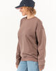 FULL TILT Essentials Womens Oversized Crewneck Sweatshirt image number 8