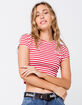 DICKIES Striped Baby Tee image number 1