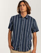 RSQ Mens Stripe Linen Blend Shirt image number 3