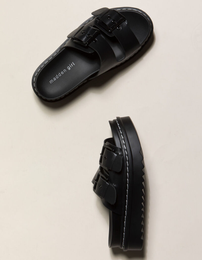 madden girl 2 buckle flatform