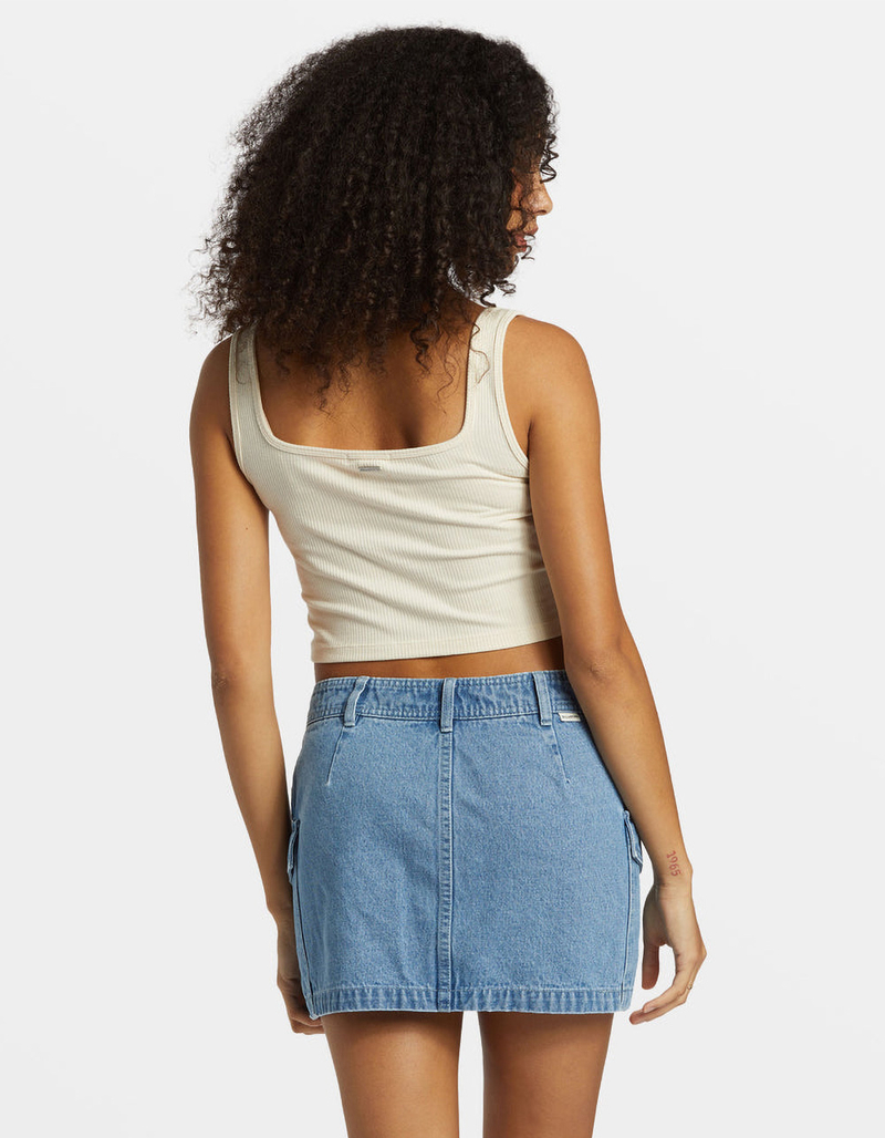 BILLABONG Hilary Womens Denim Cargo Skirt image number 3