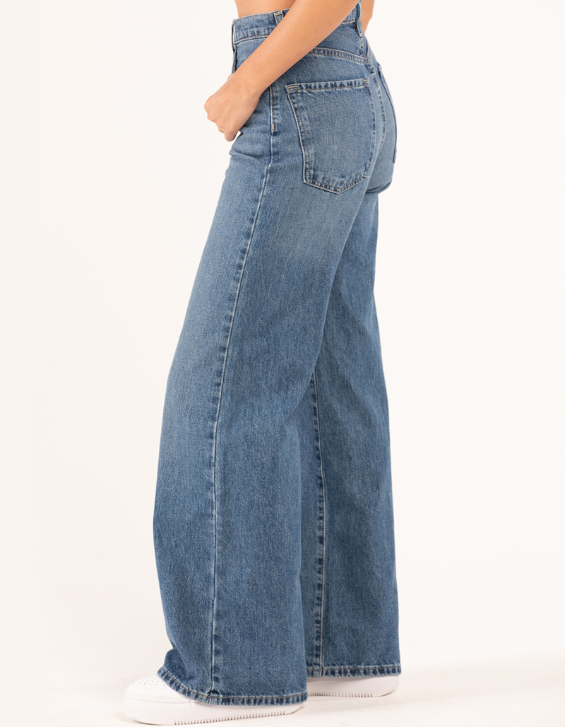 RSQ Womens Super High Rise Wide Leg Jeans image number 2
