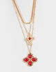 FULL TILT Cross Layered Necklace image number 3