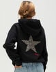 FULL TILT Leopard Star Girls Hoodie image number 1