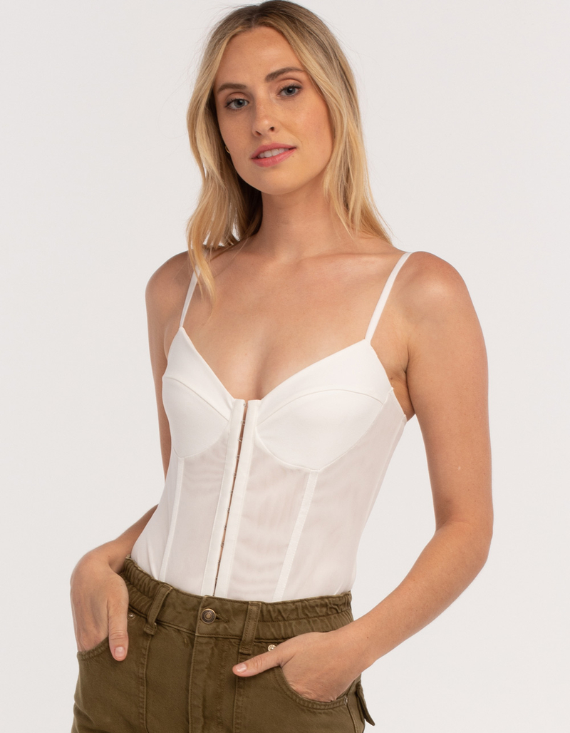 FREE PEOPLE Night Rhythm Womens Corset Bodysuit image number 0