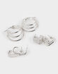 FULL TILT 3 Pack Multi Hoop Earrings image number 1