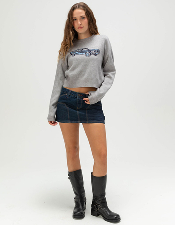MADDEN GIRL Womens Car Sweater Alternative Image