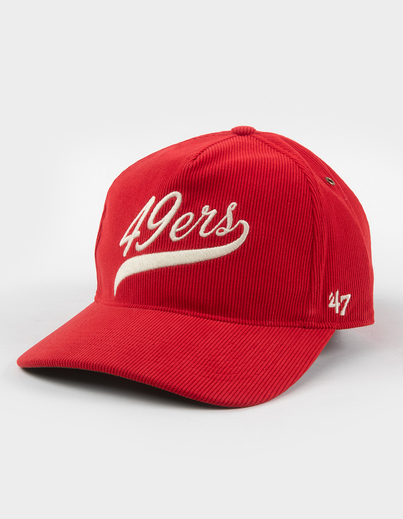 47 BRAND San Francisco 49ers Golden Age Cord '47 Hitch Strapback Hat image number 0