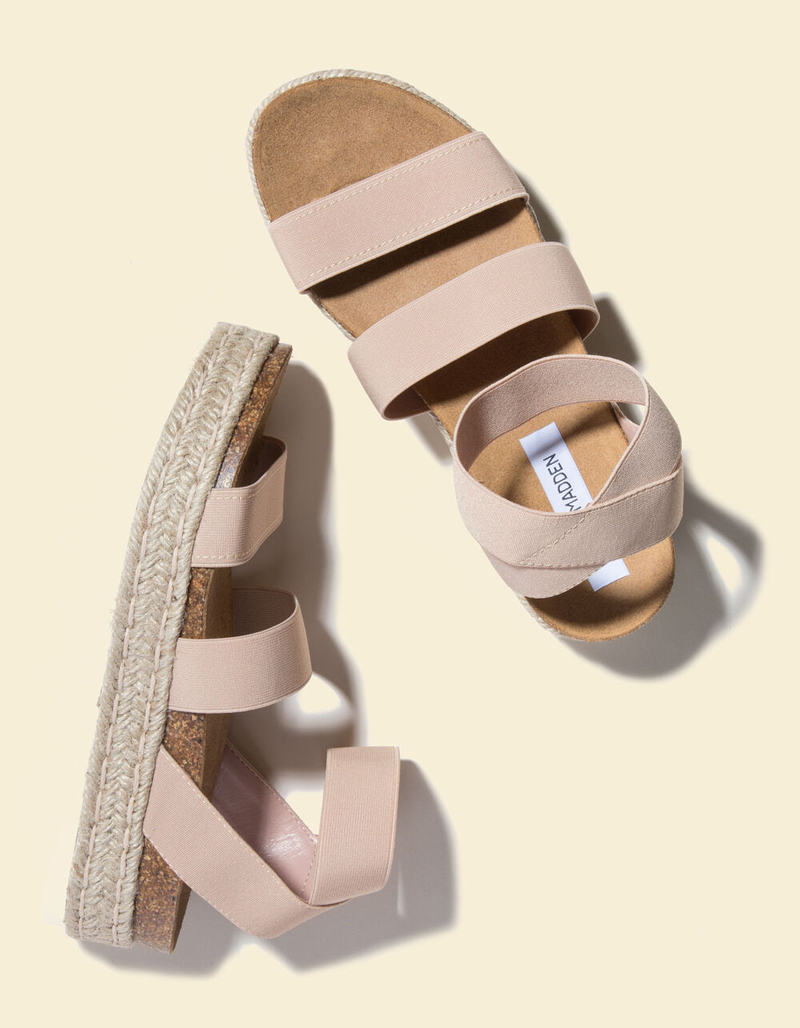 STEVE MADDEN Kimmie Blush Flatform Espadrille Sandals image number 2