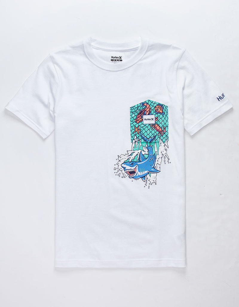 HURLEY Shark Boys Pocket Tee image number 0