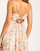 RSQ Womens Print Tier Midi Dress image number 4