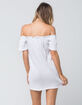 FULL TILT Off The Shoulder Gauze Dress image number 3