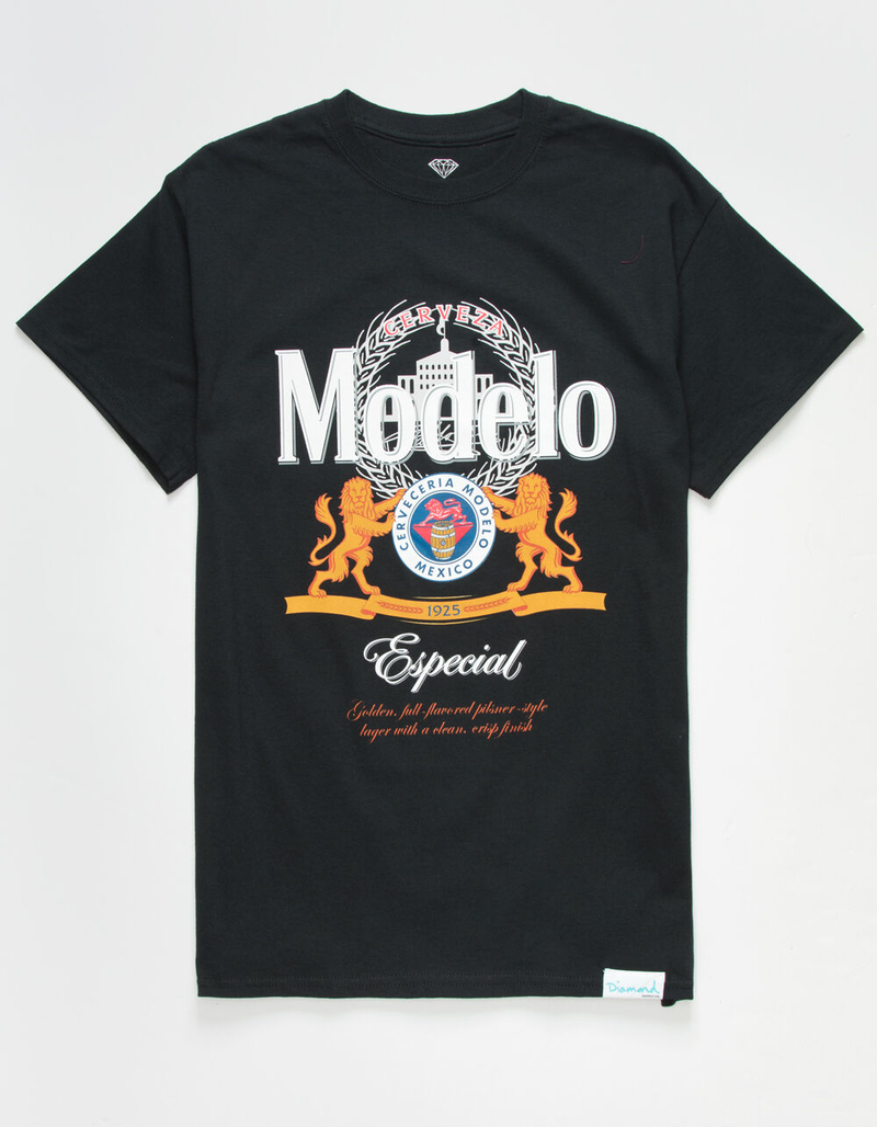 DIAMOND SUPPLY CO. x Modelo Mens Black T-Shirt image number 0