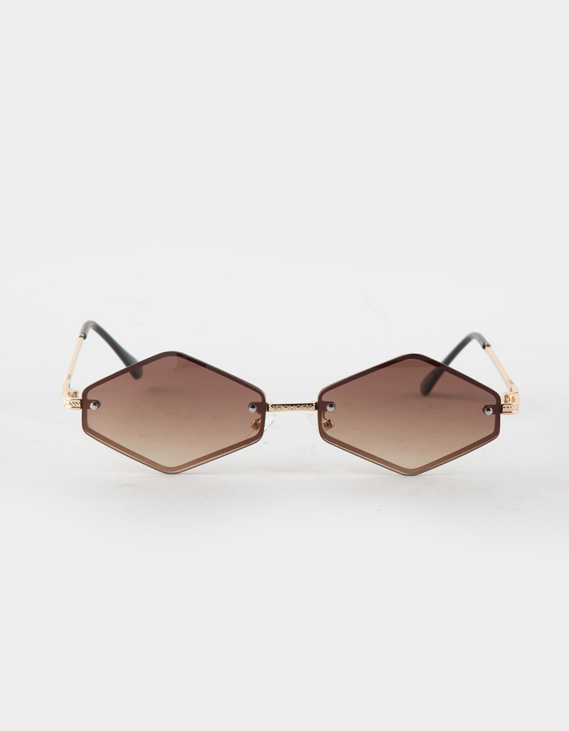 BLUE CROWN Forever Rimless Sunglasses image number 1