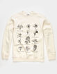 OBEY Flower Packet Mens Crew Neck Sweatshirt image number 1