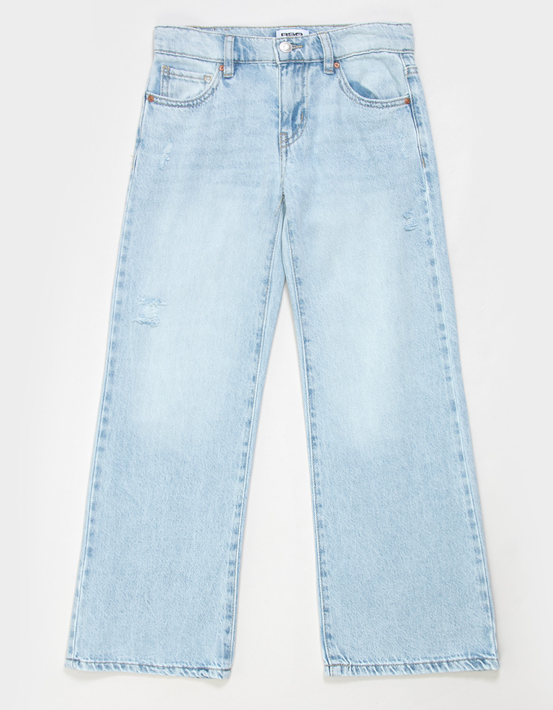 RSQ Girls Low Rise Wide Leg Jeans image number 0