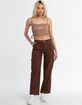 FULL TILT Contrast Stitch Womens Carpenter Pants image number 6