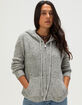 ROXY Glassy Morning Womens Zip-Up Hooded Sweater image number 1