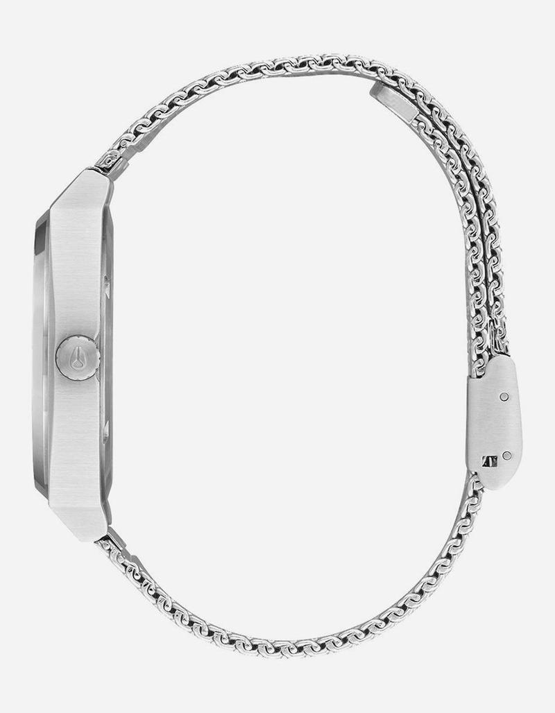 NIXON Time Teller Milanese All Silver Watch image number 1