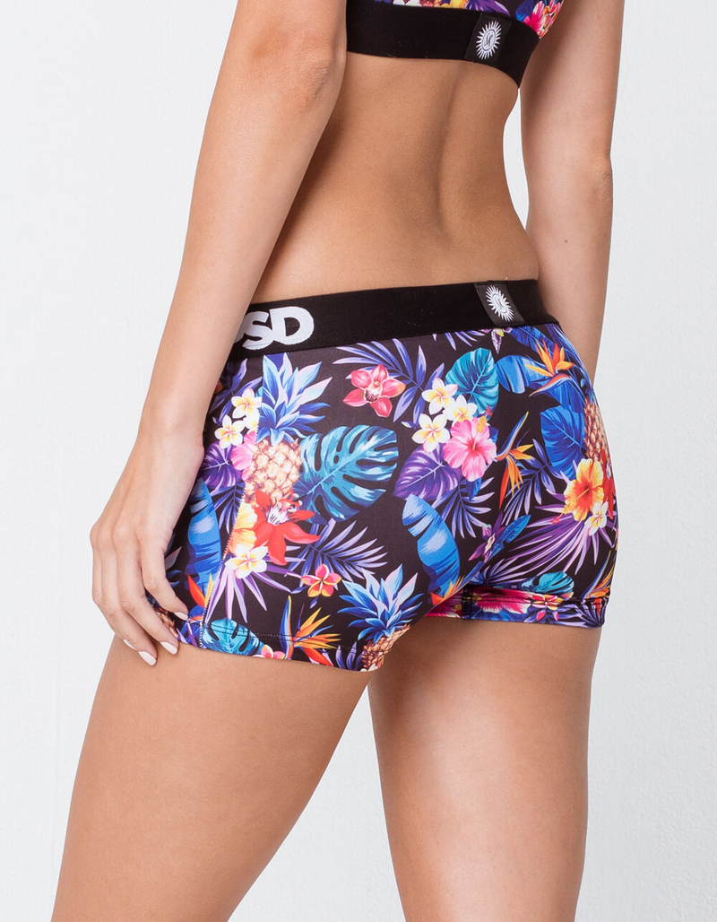 PSD x Sommer Ray Pineapple Blue Womens Boyshorts image number 2