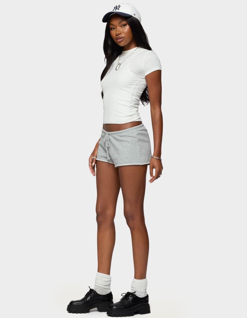EDIKTED Leeroy French Terry Shorts image number 3