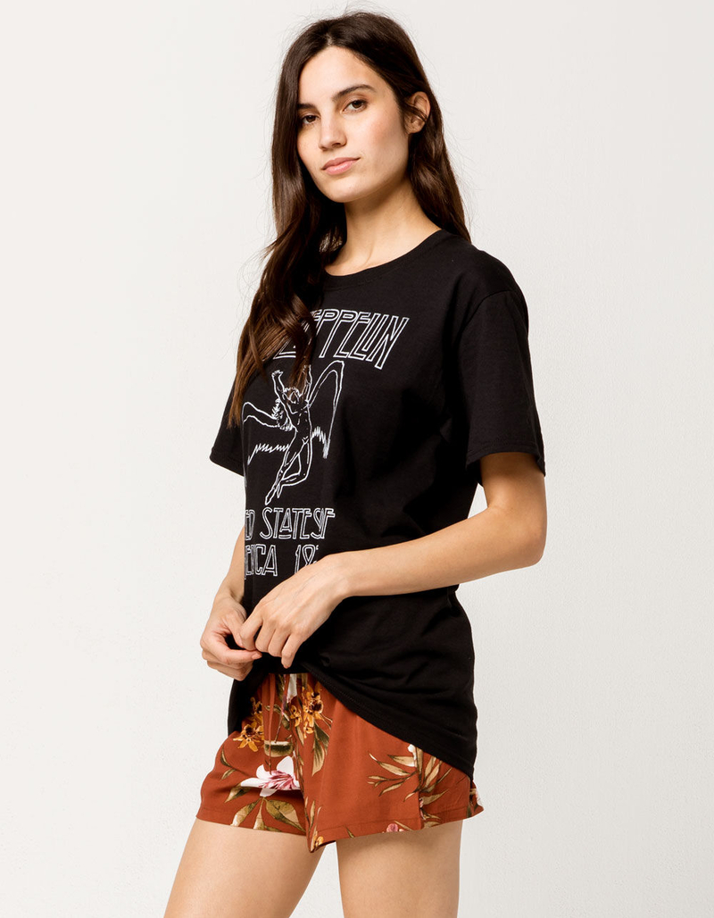 LED ZEPPELIN Tour Womens Boyfriend Tee image number 2