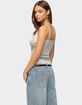 EDIKTED Vieve Contrast Lacey Tank Top image number 3
