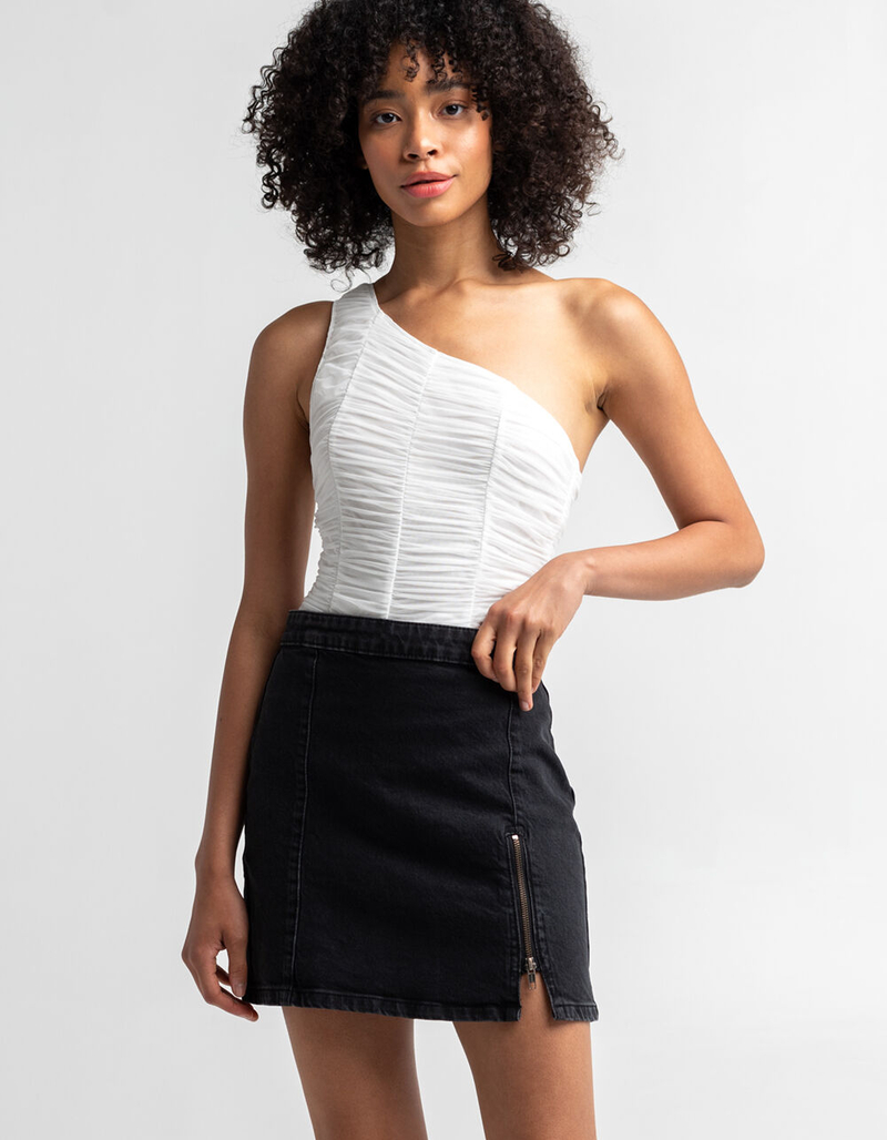 FREE PEOPLE Midnight Magic Denim Skirt image number 0