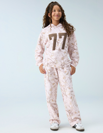 FULL TILT Camo Girls Wide Leg Sweatpants Primary Image