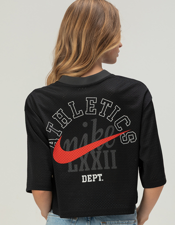 NIKE Womens Crop Mesh Jersey Alternative Image