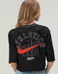 NIKE Womens Crop Mesh Jersey image number 2