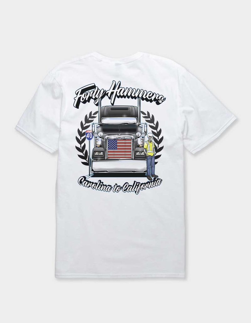 FORTY HAMMERS Freight Road Trip Unisex Tee image number 0