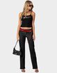 EDIKTED Avril Boot Cut Low Rise Jeans image number 2