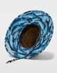 HEMLOCK HAT CO. Blue Fish Lifeguard Straw Hat image number 2