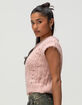 BDG Urban Outfitters Stitchy Womens Button Up Sweater Vest image number 3