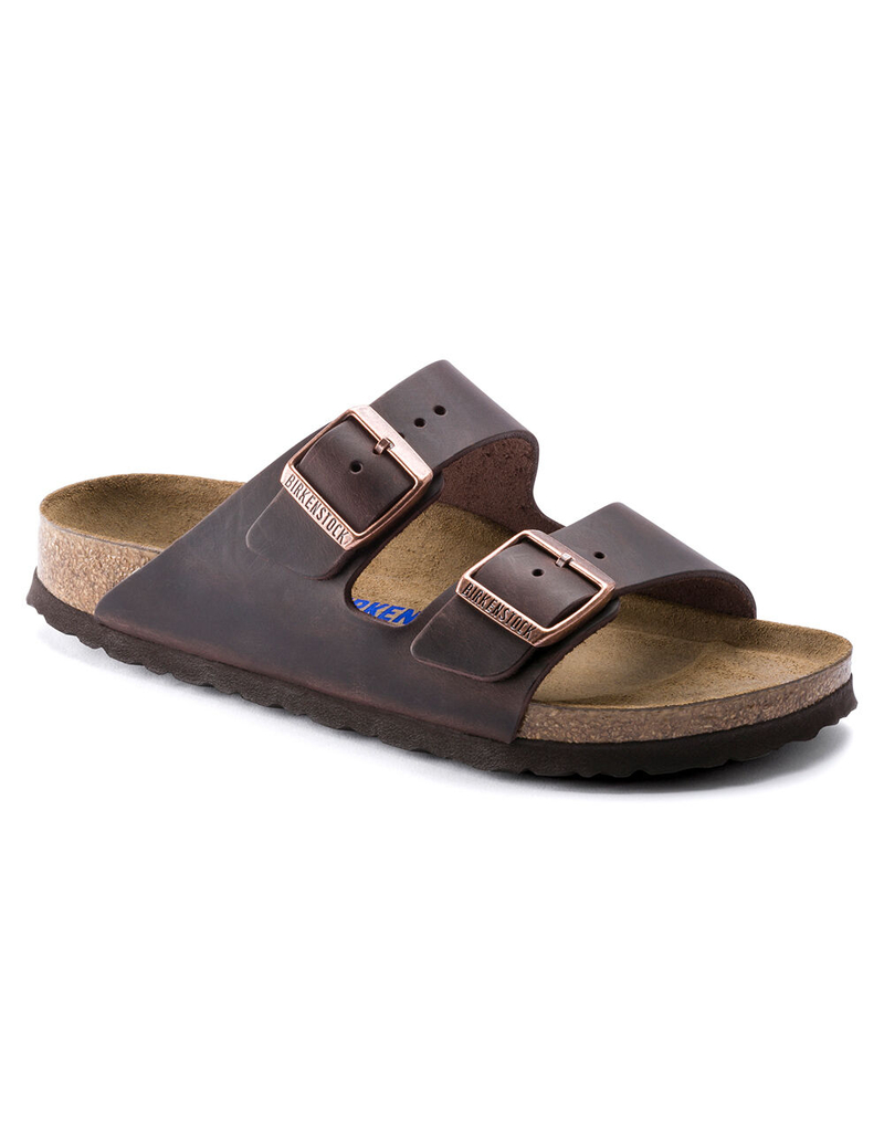 BIRKENSTOCK Arizona Soft Footbed Mens Habana Sandals image number 0