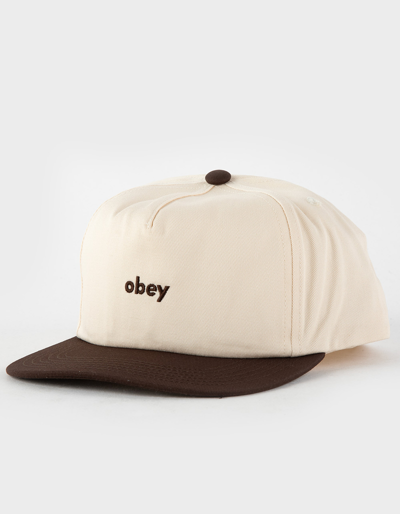 OBEY 5 Panel Mens Snapback Hat image number 0