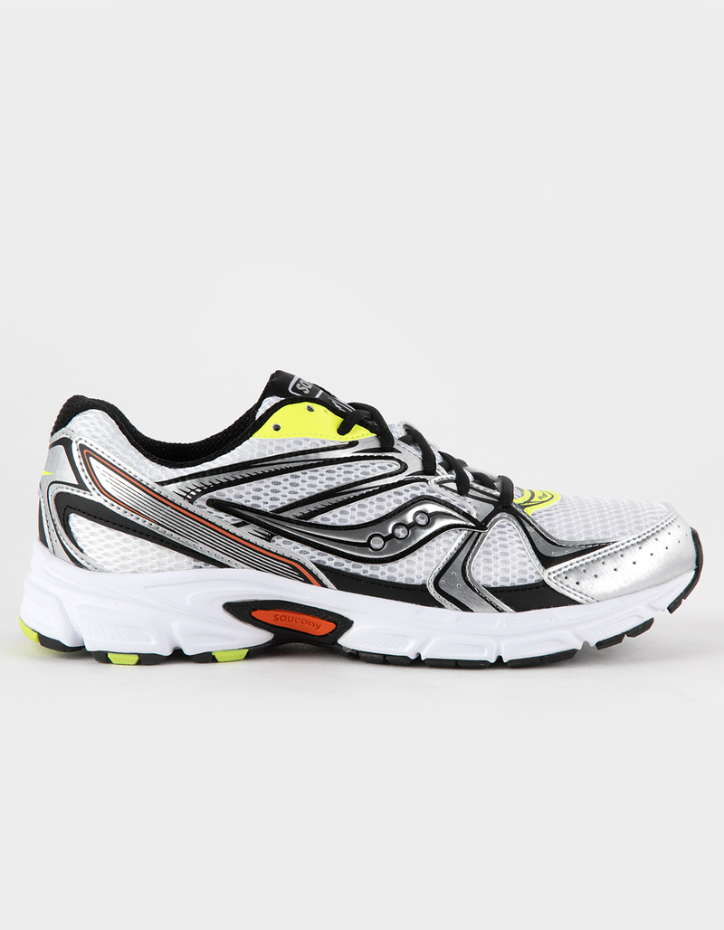 SAUCONY Grid Ride Millennium Mens Shoes - BLK/SILVER