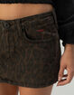 BDG Urban Outfitters 5-Pocket Ultra Mini Leopard Womens Skirt image number 5