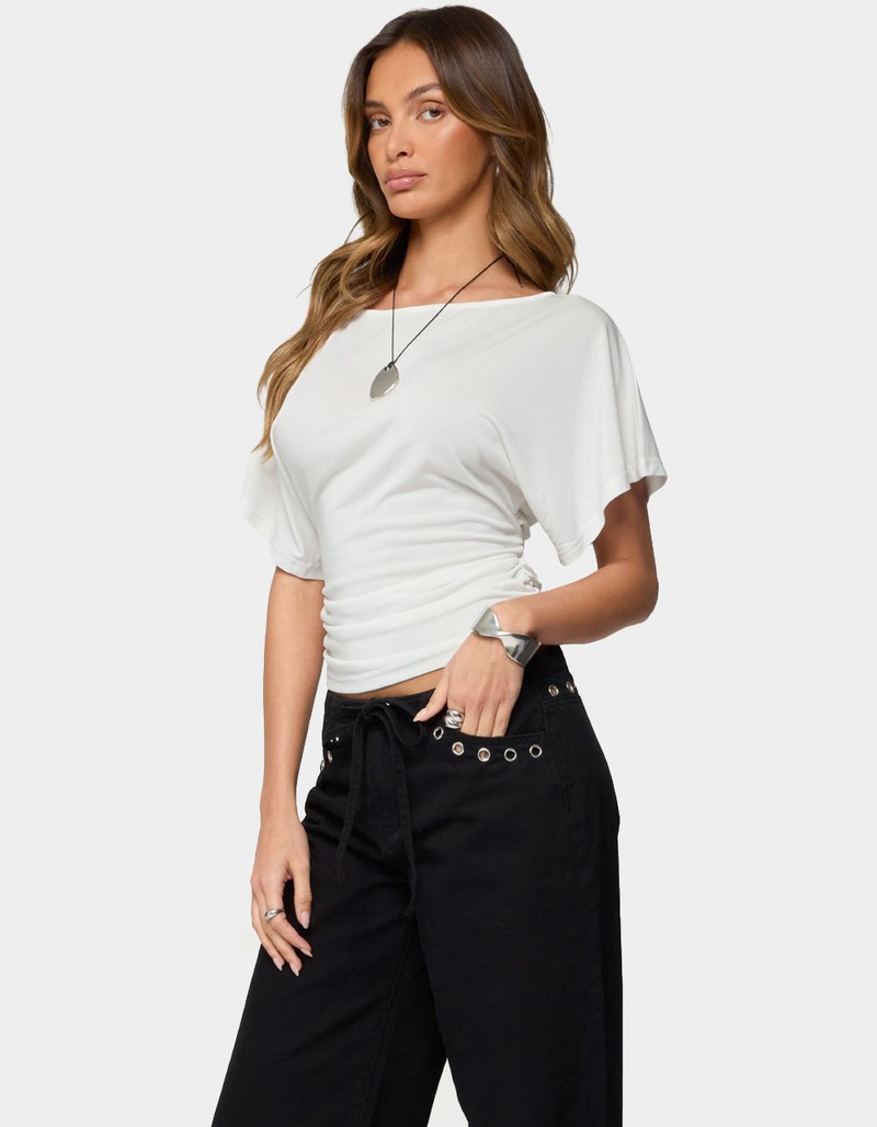 EDIKTED Abriana Ruched Waist Top image number 1