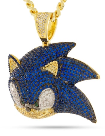 KING ICE x Sonic The Hedgehog Sonic 14K Necklace Alternative Image
