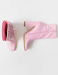 STEVE MADDEN Lynden Pink Patent Boots image number 5