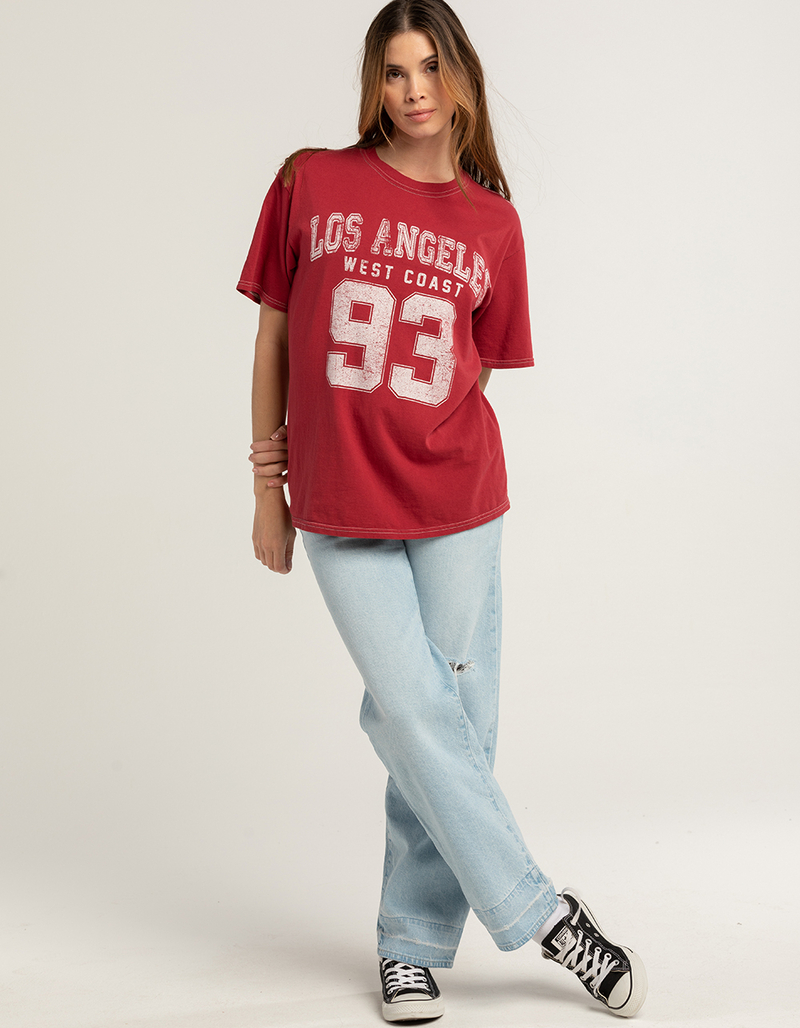 FULL TILT Los Angeles Womens Boyfriend Tee image number 4