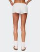 EDIKTED Linny Contrast Pointelle Shorts image number 5