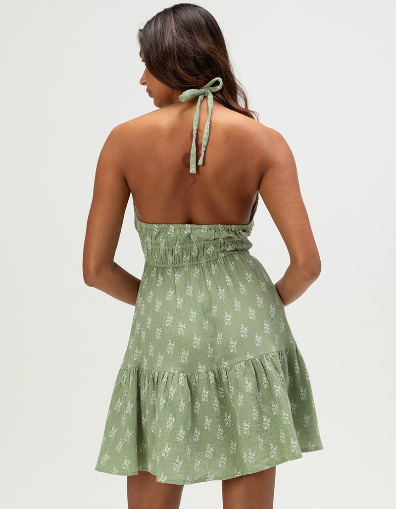 PATRONS OF PEACE Tampa Womens Halter Dress image number 2