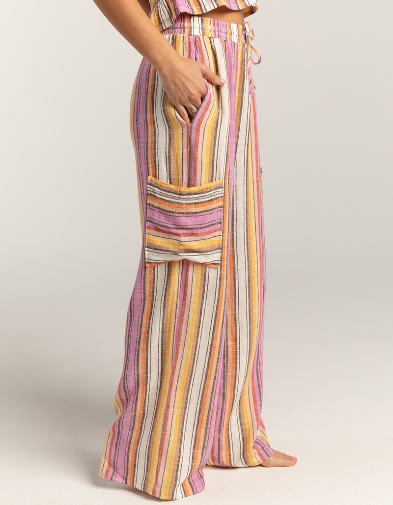 HURLEY Sunset Stripe Womens Cargo Pants image number 2